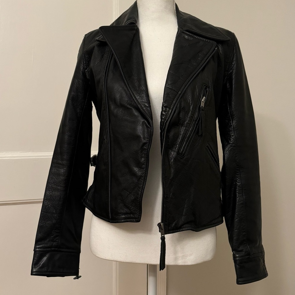 Ralph Lauren Buffalo Leather Motto Jacket